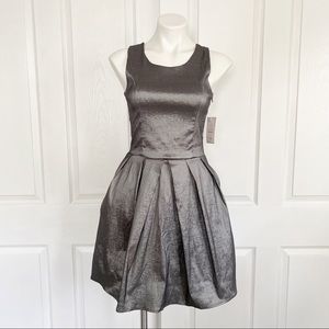 ModCloth Fleet Collection Silver Party Party Dress